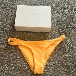 Ark Swimwear Yellow Cheeky Bikini Bottoms size S